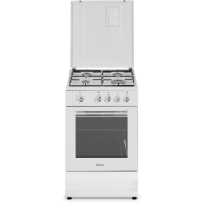 Simfer , Cooker , 4401SGRBB , Hob type Gas , Oven type Gas , White , Width 50 cm , Depth 55 cm , 49 L