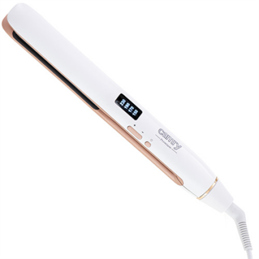 Camry , Professional Hair Straightener , CR 2322 , Warranty 24 month(s) , Ceramic heating system , Temperature (min) 150 °C , Temperature (max) 230 °C , 50 W , White