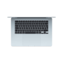 Apple MacBook , Air , Sky Blue , 15 , Apple M4 , 24 GB , Solid-state drive capacity 512 GB , Apple M4 chip 10-core CPU/10-core GPU , macOS , 802.11ax , Bluetooth version 5.0 , Keyboard language English , Keyboard backlit , Warranty 12 month(s)