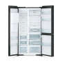 Hitachi Refrigerator with Vacuum compartment R-MX700GVRU0 (GBK) Energy efficiency class F, Free standing, Side by side, Height 179.5 cm, No Frost system, Fridge net capacity 362 L, Freezer net capacity 207 L, Display, 42 dB, Glass Black