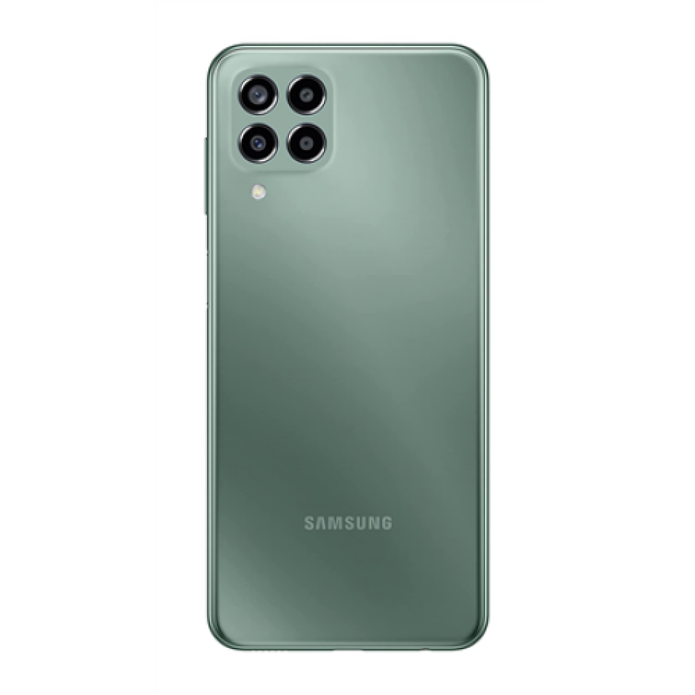 Samsung Galaxy M33 M336 Green, 6.6 , TFT LCD, 1080 x 2408, Exynos 1280 (5 nm), Internal RAM 6 GB, 128 GB, MicroSDXC, Dual SIM, Nano-SIM, 3G, 4G, 5G, Main camera 50+5+2+2 MP, Secondary camera 8 MP, Android, 12, 5000 mAh