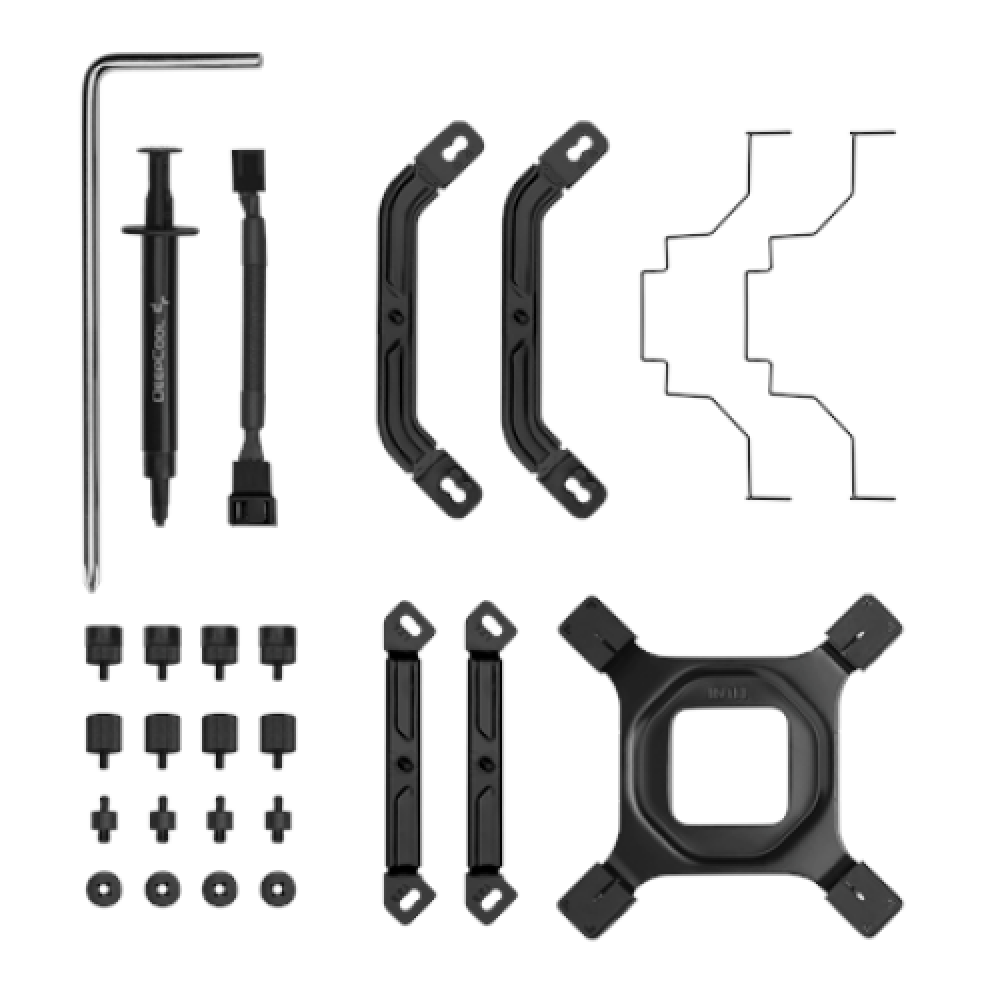 Deepcool , CPU Air Cooler , AK500 Zero Dark , Intel, AMD