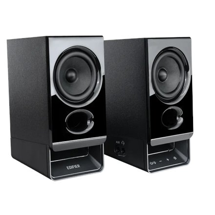 Edifier USB-Powered Speaker , R20BT , 2.5 W + 2.5 W , Bluetooth , Wireless connection , Black