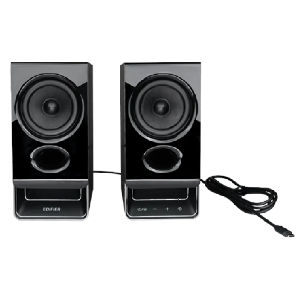 Edifier USB-Powered Speaker , R20BT , 2.5 W + 2.5 W , Bluetooth , Wireless connection , Black