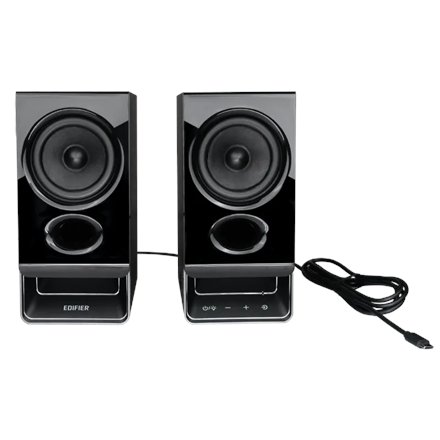 Edifier USB-Powered Speaker , R20BT , 2.5 W + 2.5 W , Bluetooth , Wireless connection , Black