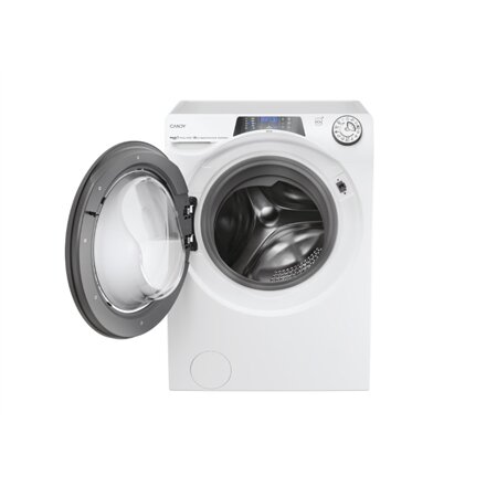 Candy Washing Machine with Dryer , RPW 41066BWMR8-S , Energy efficiency class A/D , Front loading , Washing capacity 10 kg , 1400 RPM , Depth 58 cm , Width 60 cm , Display , Digit , Drying system , Drying capacity 6 kg , Steam function , White