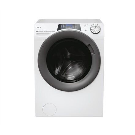 Candy Washing Machine with Dryer , RPW 41066BWMR8-S , Energy efficiency class A/D , Front loading , Washing capacity 10 kg , 1400 RPM , Depth 58 cm , Width 60 cm , Display , Digit , Drying system , Drying capacity 6 kg , Steam function , White