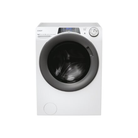 Candy Washing Machine with Dryer , RPW 41066BWMR8-S , Energy efficiency class A/D , Front loading , Washing capacity 10 kg , 1400 RPM , Depth 58 cm , Width 60 cm , Display , Digit , Drying system , Drying capacity 6 kg , Steam function , White