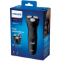 Philips Shaver Series 1000 S1232/41 Operating time (max) 40 min, Black
