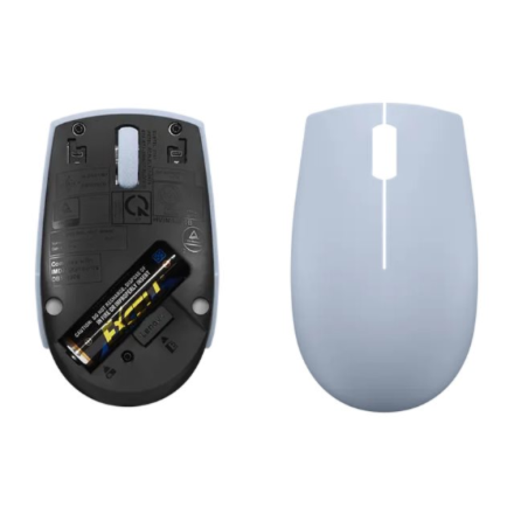 Lenovo , Compact Mouse with battery , 300 , Wireless , Frost Blue