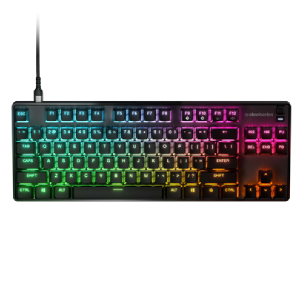 SteelSeries Gaming Keyboard Apex 9 TKL, RGB LED light, US, Black, Wired