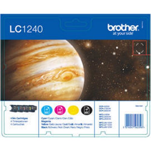 Brother LC1240 Multipack , Ink Cartridge , Black, Cyan, Magenta, Yellow