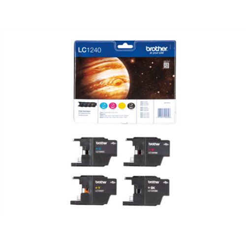 Brother LC1240 Multipack , Ink Cartridge , Black, Cyan, Magenta, Yellow