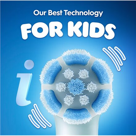 Oral-B Electric Toothbrush with Travel Case, 6Y+ , iO Kids Disney Stitch , Rechargeable , For kids , Number of brush heads included 1 , Number of teeth brushing modes 3