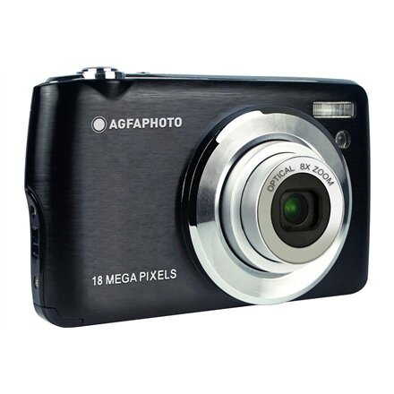 Agfa Photo , Realishot DC8200 , 18 MP , Optical zoom 8 x , Digital zoom 8 x , Image stabilizer , Display diagonal 2.7 , Video recording , Black