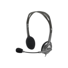 Logitech , Stereo headset , H111 , On-Ear Built-in microphone , 3.5 mm , Grey