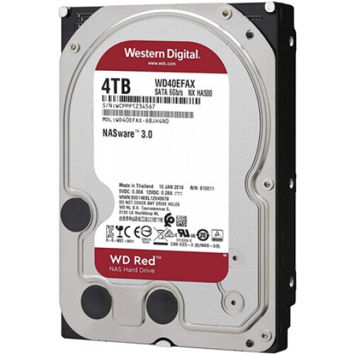 Western Digital , Red , 5400 RPM , 4000 GB , 3.5 , HDD