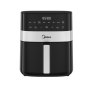 Midea Air fryer , MF-CN65E , Power 1700 W , Capacity 6.5 L , Black