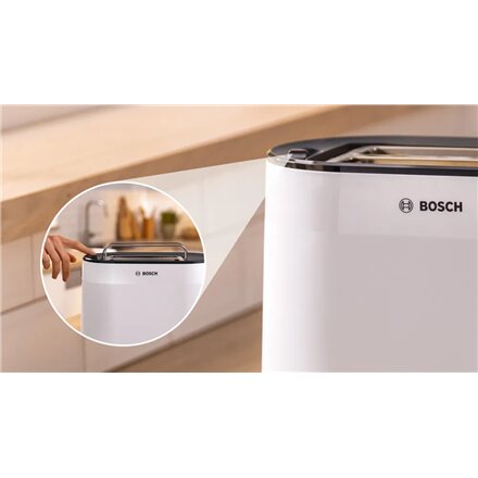 Bosch Compact Toaster , TAT2M121 MyMoment , Power 950 W , Number of slots 2 , Housing material Plastic , White