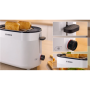 Bosch Compact Toaster , TAT2M121 MyMoment , Power 950 W , Number of slots 2 , Housing material Plastic , White