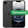 Apple Renewed Grade A , Apple iPhone 16e , Black , 6.1 , OLED , 128 GB , 5G , iOS