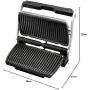 TEFAL , Grill OPTIGRILL+ XL , GC722834 , Contact grill , 2000 W , Black