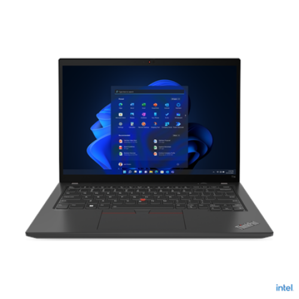 Lenovo ThinkPad T14 (Gen 3) Black, 14 , IPS, WUXGA, 1920x1200, Anti-glare, Intel Core i5, i5-1235U, 16 GB, DDR4-3200, SSD 256 GB, Intel Iris Xe Graphics, No Optical drive, Windows 11 Pro, 802.11ax, Bluetooth version 5.2, LTE Upgradable, Keyboard language 