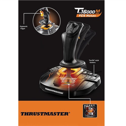 Thrustmaster , Joystick T 16000M FCS , Black