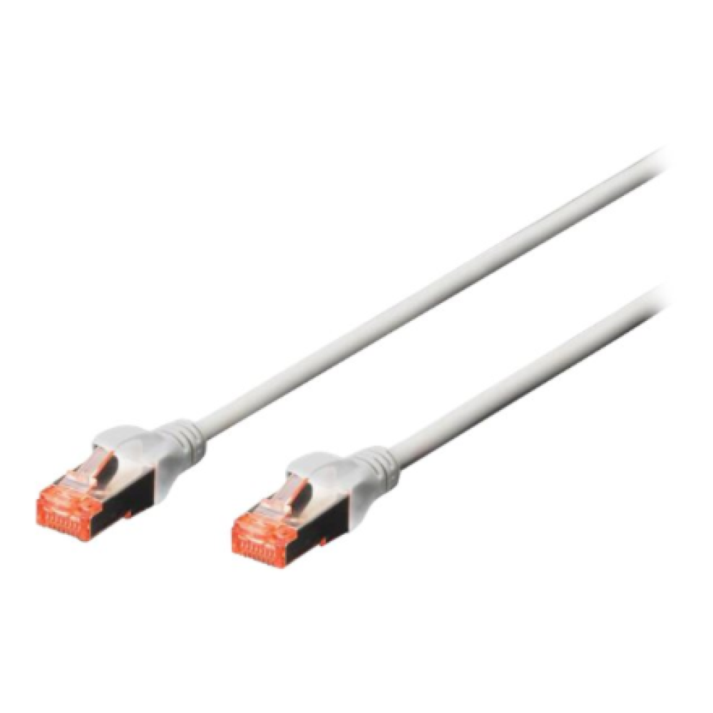 Digitus CAT 6 S/FTP , Patch cord , Length 1 m , Grey
