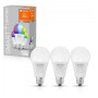 SMART+ WiFi Classic RGBW Multicolour 100 14W 2700-6500K E27, 3pcs pack , E27 , 14 W , RGBW , Wi-Fi