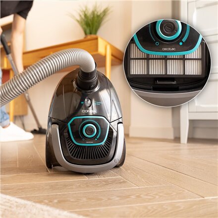 Cecotec Vacuum cleaner , Conga Powerbag 2500 Plus , Bagged , Dust capacity 2.5 L , Power 850 W , Black