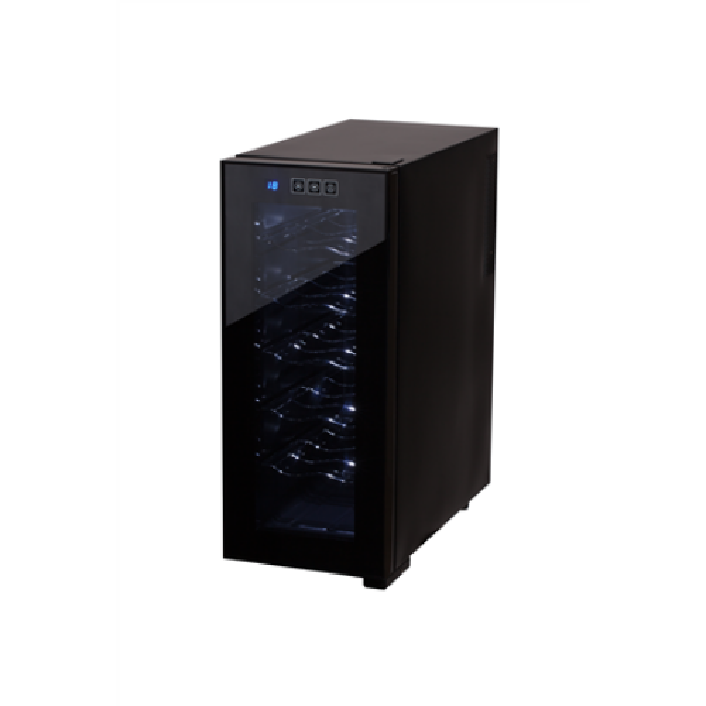 Adler Wine Cooler AD 8075 Energy efficiency class G, Free standing, Bottles capacity 12, Black