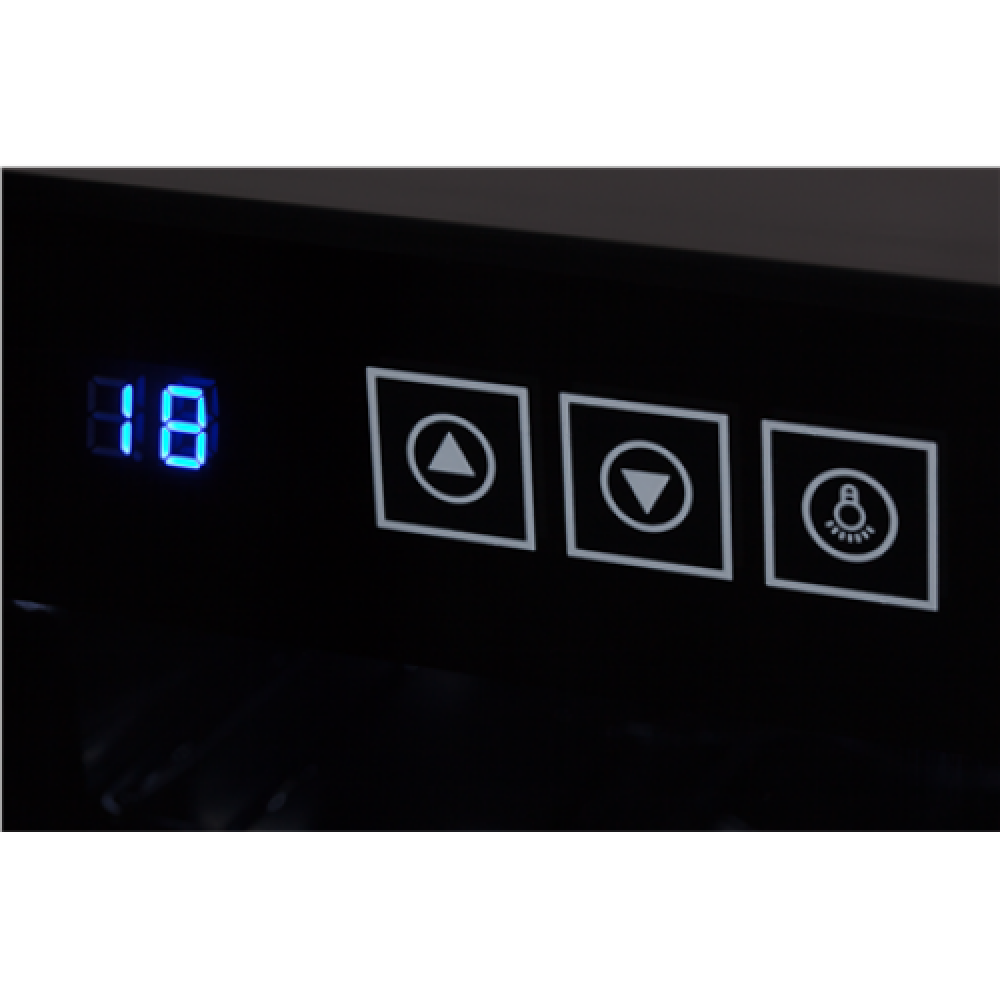 Adler Wine Cooler AD 8075 Energy efficiency class G, Free standing, Bottles capacity 12, Black