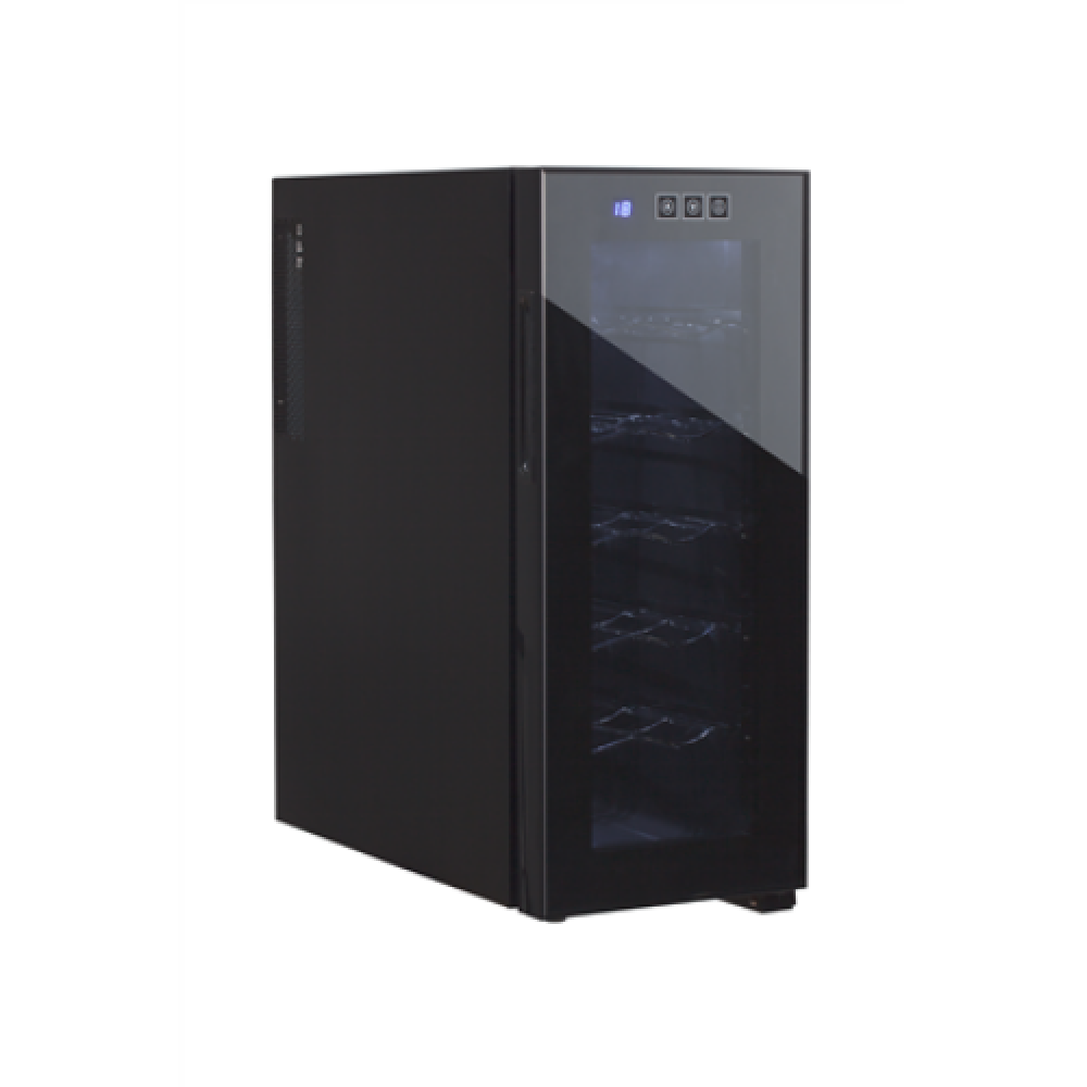 Adler Wine Cooler AD 8075 Energy efficiency class G, Free standing, Bottles capacity 12, Black