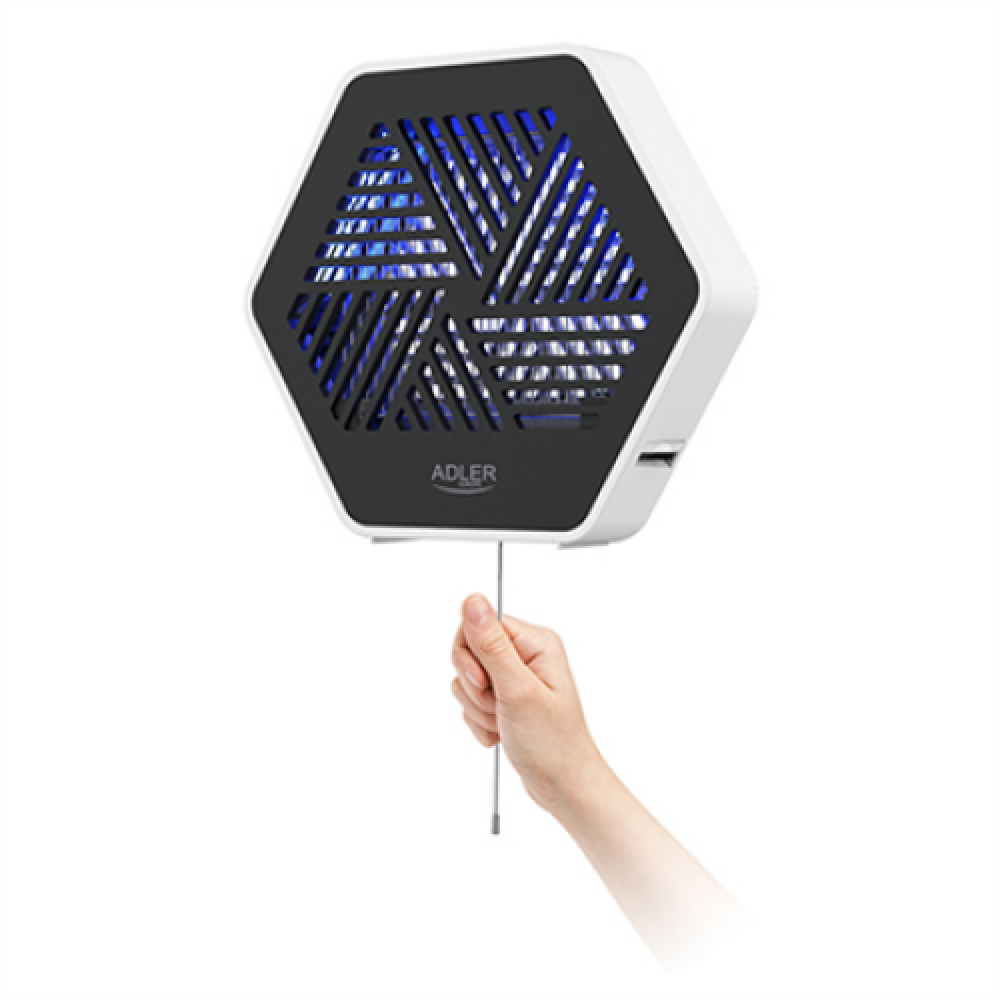 Adler , Mosquito killer lamp UV , AD 7939 , 8 W , Safe for humans and animals - works without the use of chemicals, without releasing harmful substances; Effective protection against mosquitoes, flies, wasps and moths