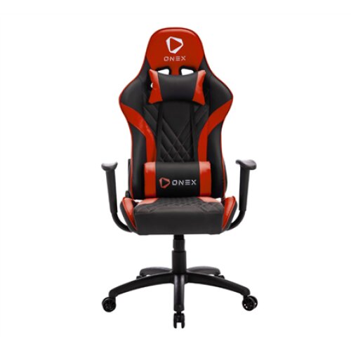 Onex PVC; Nylon caster; Metal , Onex , Gaming chairs , GX2 Series , Black/Red
