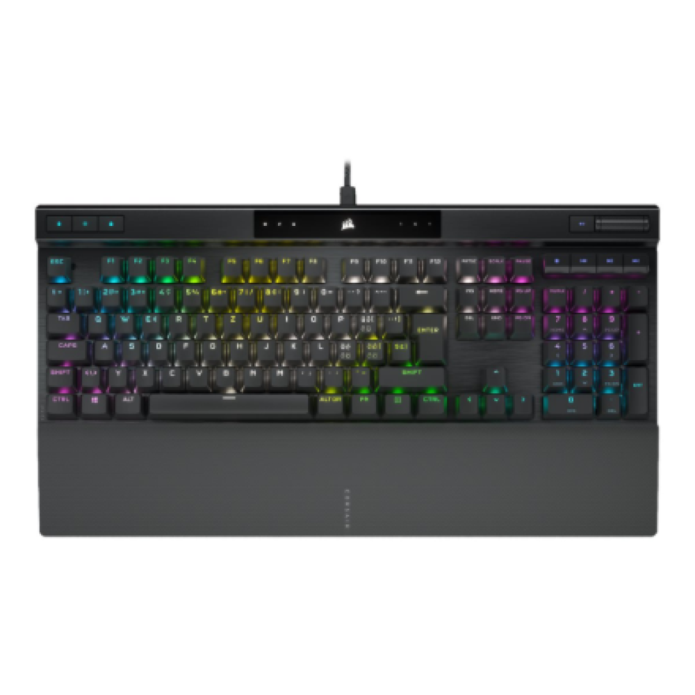 Corsair Mechanical Gaming Keyboard with PBT DOUBLE SHOT PRO Keycaps , K70 RGB PRO , Gaming keyboard , Wired , Nordic , Black , CHERRY MX SPEED