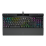 Corsair Mechanical Gaming Keyboard with PBT DOUBLE SHOT PRO Keycaps , K70 RGB PRO , Gaming keyboard , Wired , Nordic , Black , CHERRY MX SPEED