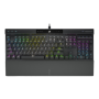 Corsair Mechanical Gaming Keyboard with PBT DOUBLE SHOT PRO Keycaps , K70 RGB PRO , Gaming keyboard , Wired , Nordic , Black , CHERRY MX SPEED