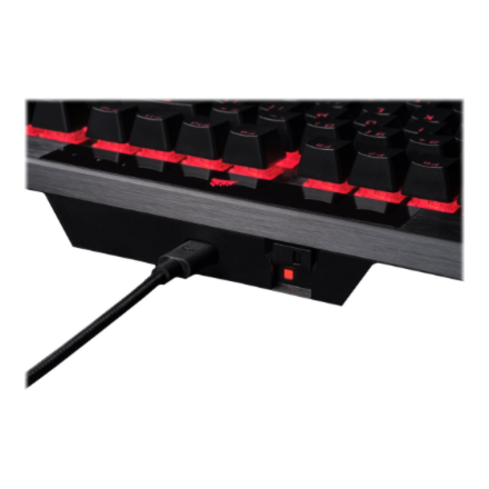 Corsair Mechanical Gaming Keyboard with PBT DOUBLE SHOT PRO Keycaps , K70 RGB PRO , Gaming keyboard , Wired , Nordic , Black , CHERRY MX SPEED