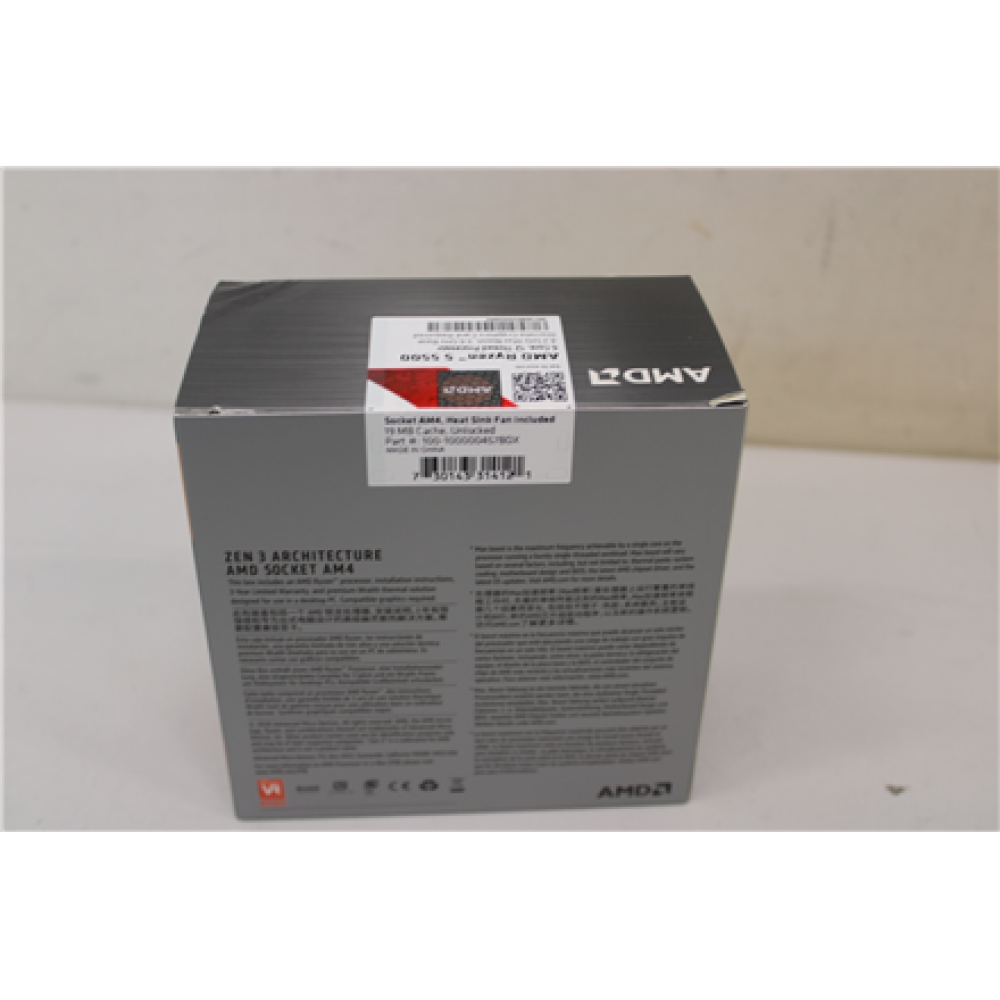 SALE OUT. AMD Ryzen 5 5500 , 3.6 GHz , AM4 , Processor threads 12 , AMD , Processor cores 6
