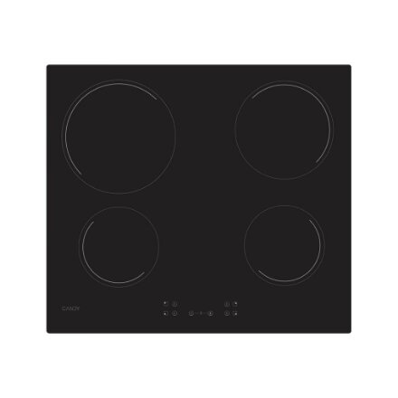 Candy , Hob , CH64CCB/4U2 , Vitroceramic , Number of burners/cooking zones 4 , Touch , Black