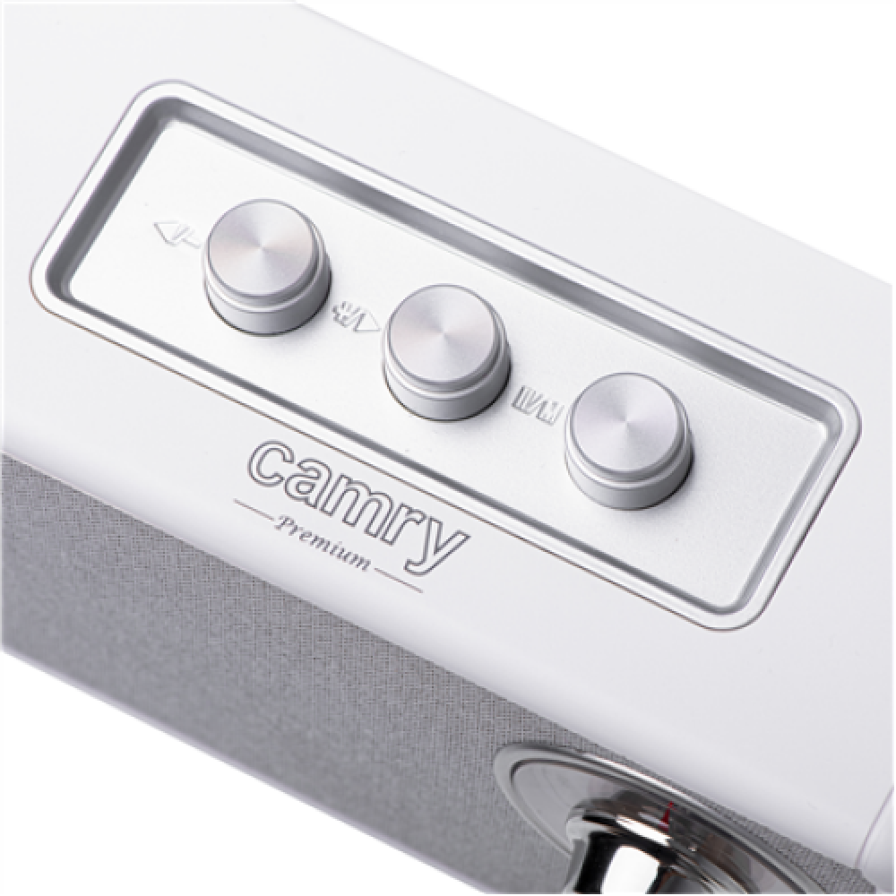 Camry Speaker with radio , CR 1902 W , 5 W , Bluetooth , White , Wireless connection