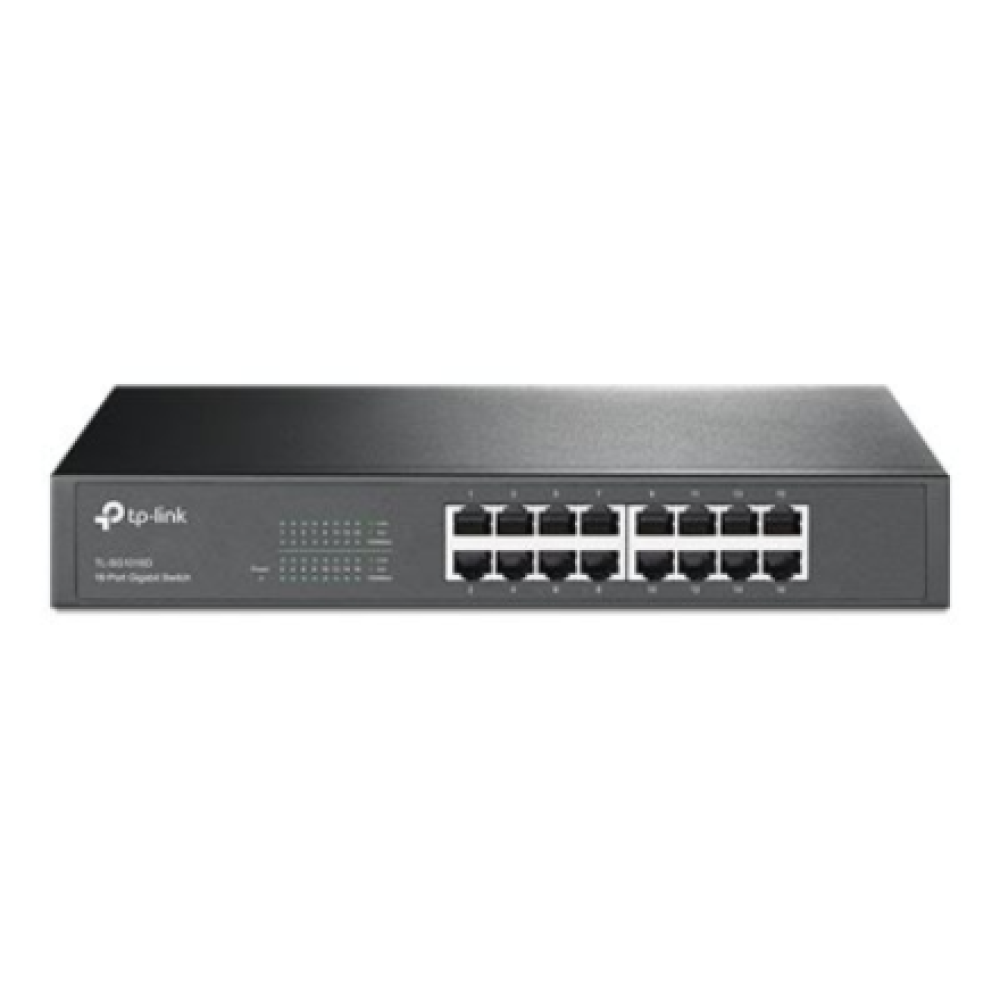 TP-LINK , 16-Port Gigabit Switch , TL-SG1016D , Unmanaged , Desktop/Rackmountable