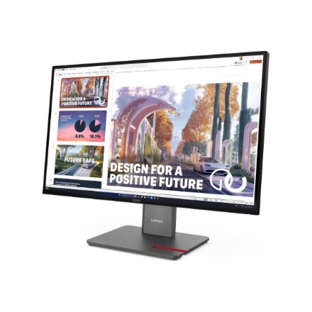 Lenovo , ThinkVision P27QD-40 , 27 , IPS , 16:9 , 120 Hz , 4 ms , 2560 x 1440 pixels , 350 cd/m² , HDMI ports quantity 1 , Raven Black , Warranty 36 month(s)