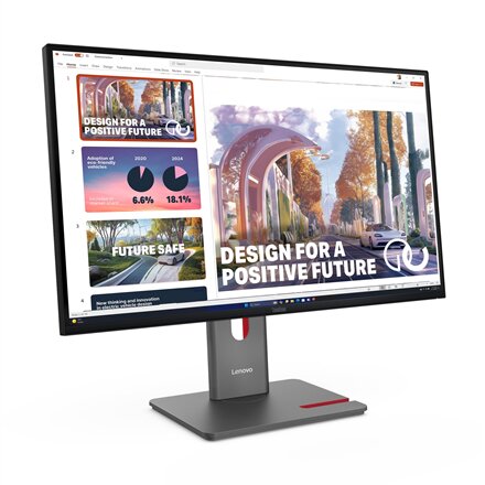 Lenovo , ThinkVision P27QD-40 , 27 , IPS , 16:9 , 120 Hz , 4 ms , 2560 x 1440 pixels , 350 cd/m² , HDMI ports quantity 1 , Raven Black , Warranty 36 month(s)
