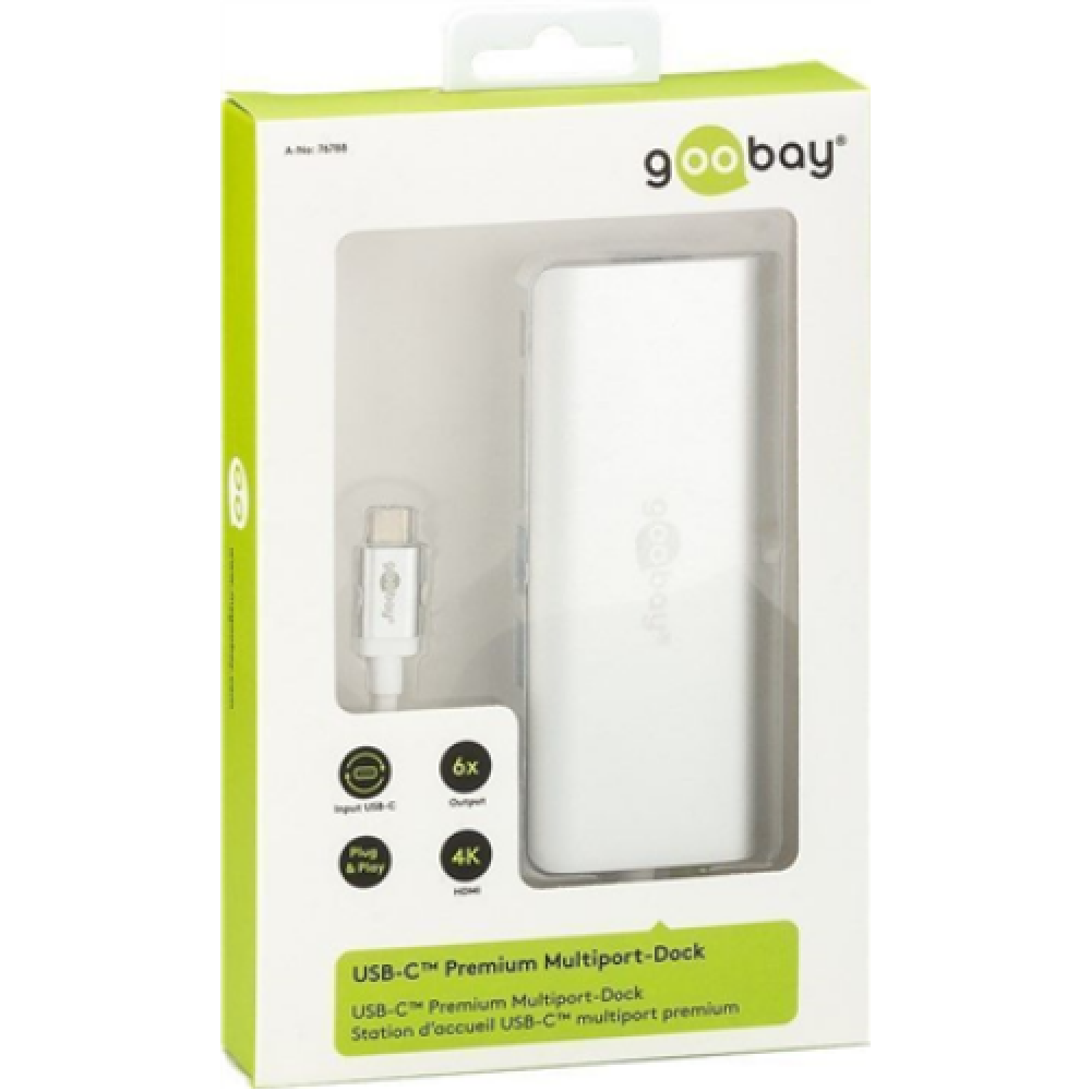 Goobay , USB-C Premium Multiport-Dock , 76788