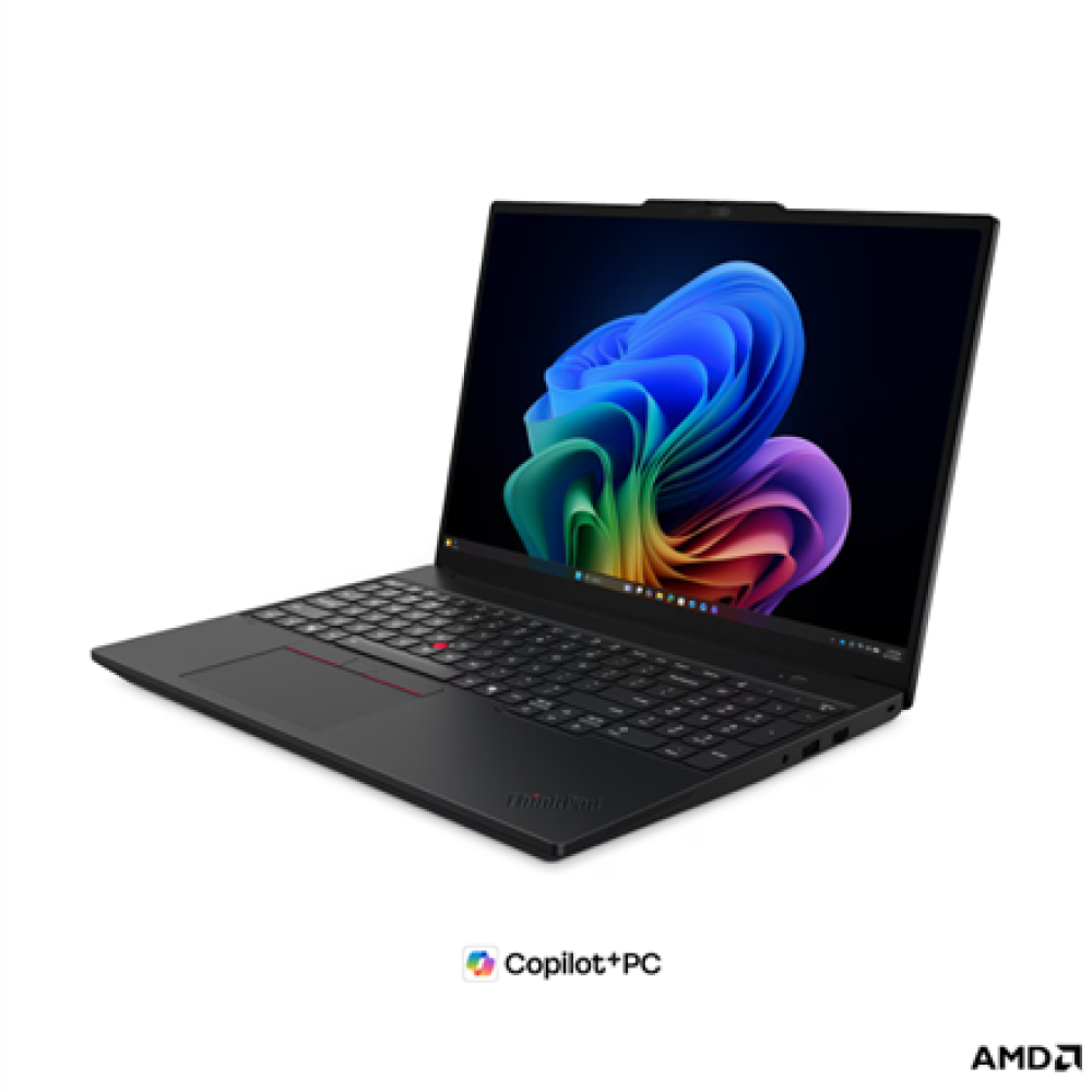 Lenovo ThinkPad T16 G5 AMD , Black , 16 , IPS , WUXGA , 1920 x 1200 pixels , Anti-glare , AMD Ryzen AI 5 PRO , 440 , 16 GB , SODIMM DDR5 , Solid-state drive capacity 512 GB , AMD Radeon 840M Graphics , Windows 11 Pro , 802.11be , Bluetooth version 5.4 , L