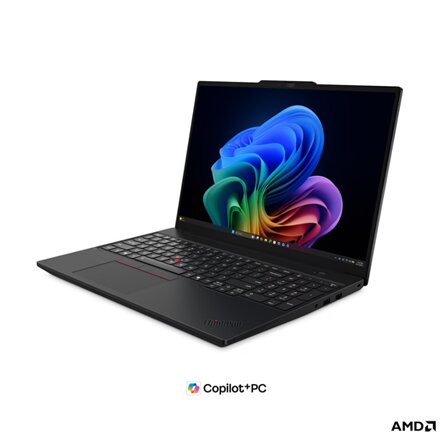 Lenovo ThinkPad T16 G5 AMD , Black , 16 , IPS , WUXGA , 1920 x 1200 pixels , Anti-glare , AMD Ryzen AI 5 PRO , 440 , 16 GB , SODIMM DDR5 , Solid-state drive capacity 512 GB , AMD Radeon 840M Graphics , Windows 11 Pro , 802.11be , Bluetooth version 5.4 , L