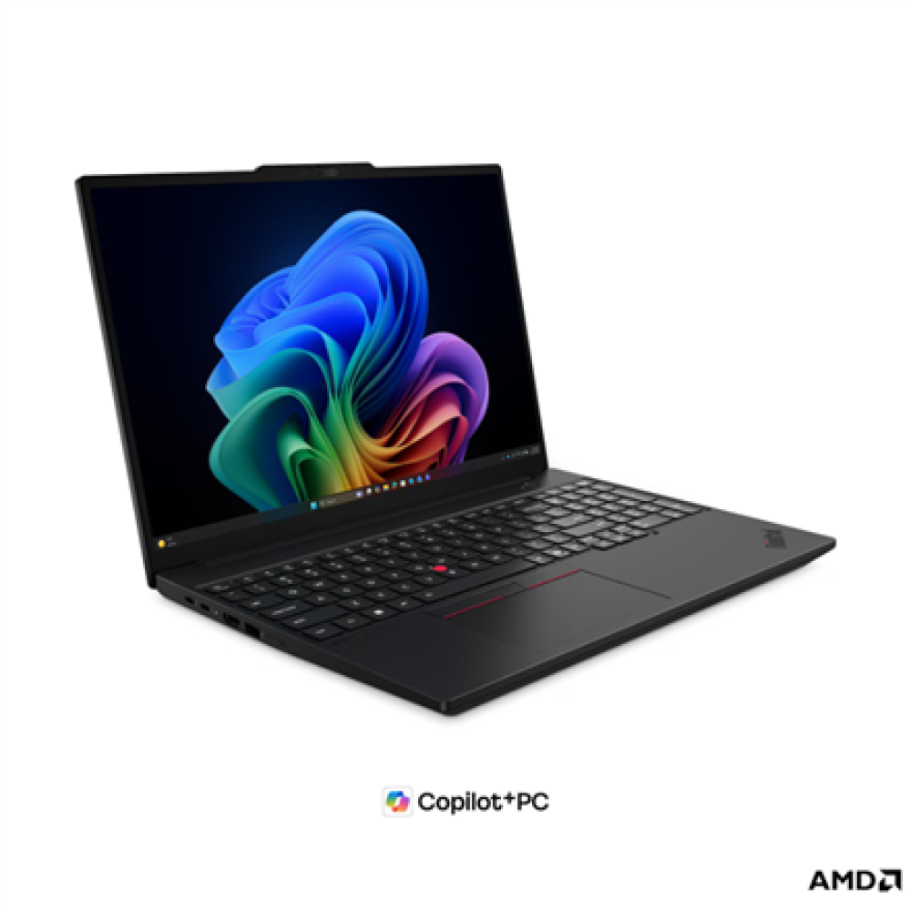 Lenovo ThinkPad T16 G5 AMD , Black , 16 , IPS , WUXGA , 1920 x 1200 pixels , Anti-glare , AMD Ryzen AI 5 PRO , 440 , 16 GB , SODIMM DDR5 , Solid-state drive capacity 512 GB , AMD Radeon 840M Graphics , Windows 11 Pro , 802.11be , Bluetooth version 5.4 , L